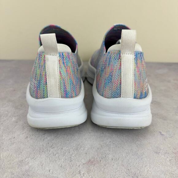 Skechers D'Lux Walker Rainbow Walking Shoes Slip On 149367 Womens Size 8.5 - Picture 3 of 12